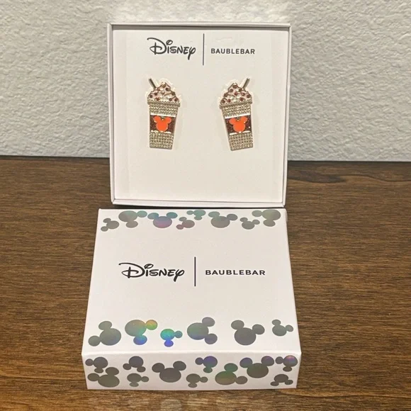 Disney BaubleBar Coffee Cup Earrings - Picture 1 of 5